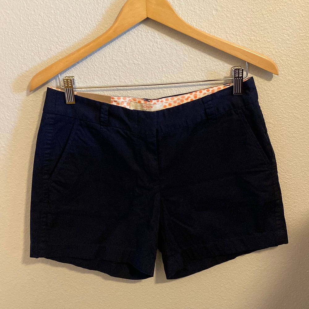 Shorts by J. Crew, brand new with tags, size 4, 100% cotton.